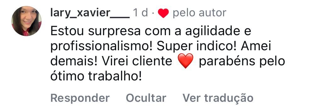 Depoimento de cliente